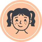Smiling young girl